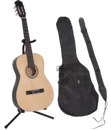 Gitarre mit Tasche und Gurt Gitarre mit Tasche und Gurt von Sonstige