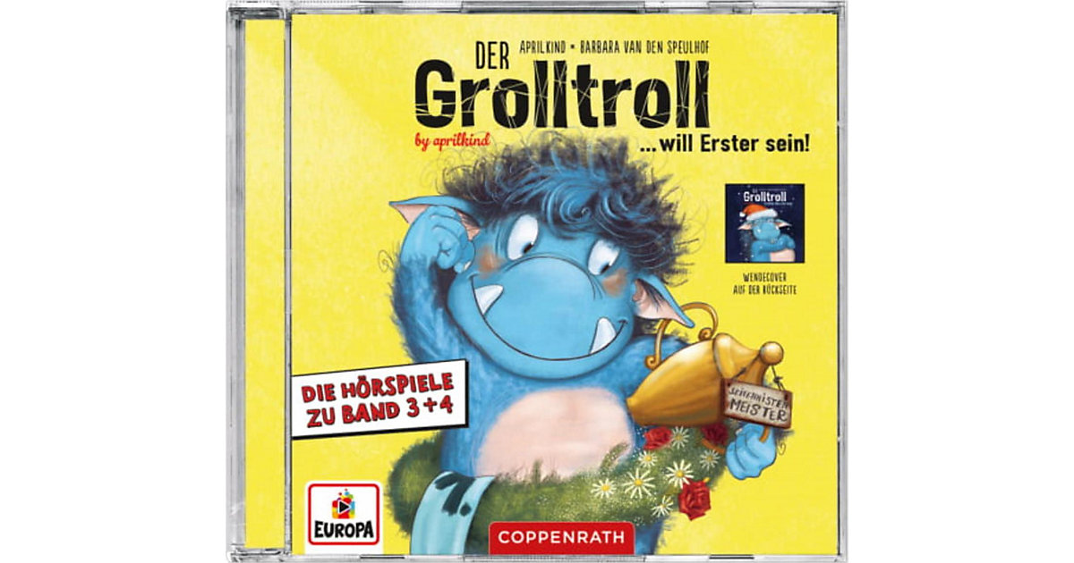 CD Der Grolltroll (3 u 4): will Erster sein & Schöne Bescherung Hörbuch von Sony