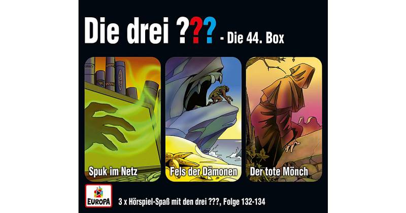 CD Die drei ??? 3er CD-Box 44 (Folgen 132,133,134) Hörbuch von EUROPA