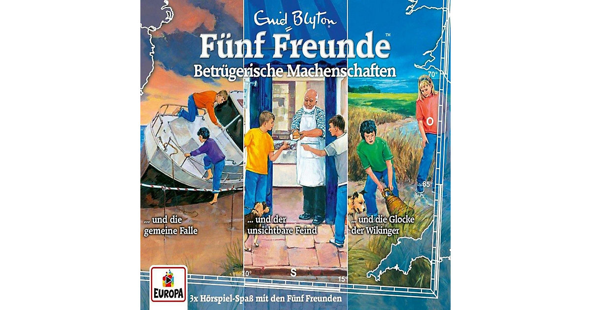 CD Fünf Freunde - 038/ 3er-Box-Betrügerische Machenschaften Hörbuch CD Fünf Freunde - 038/ 3er-Box-Betrügerische Machenschaften Hörbuch von Sony