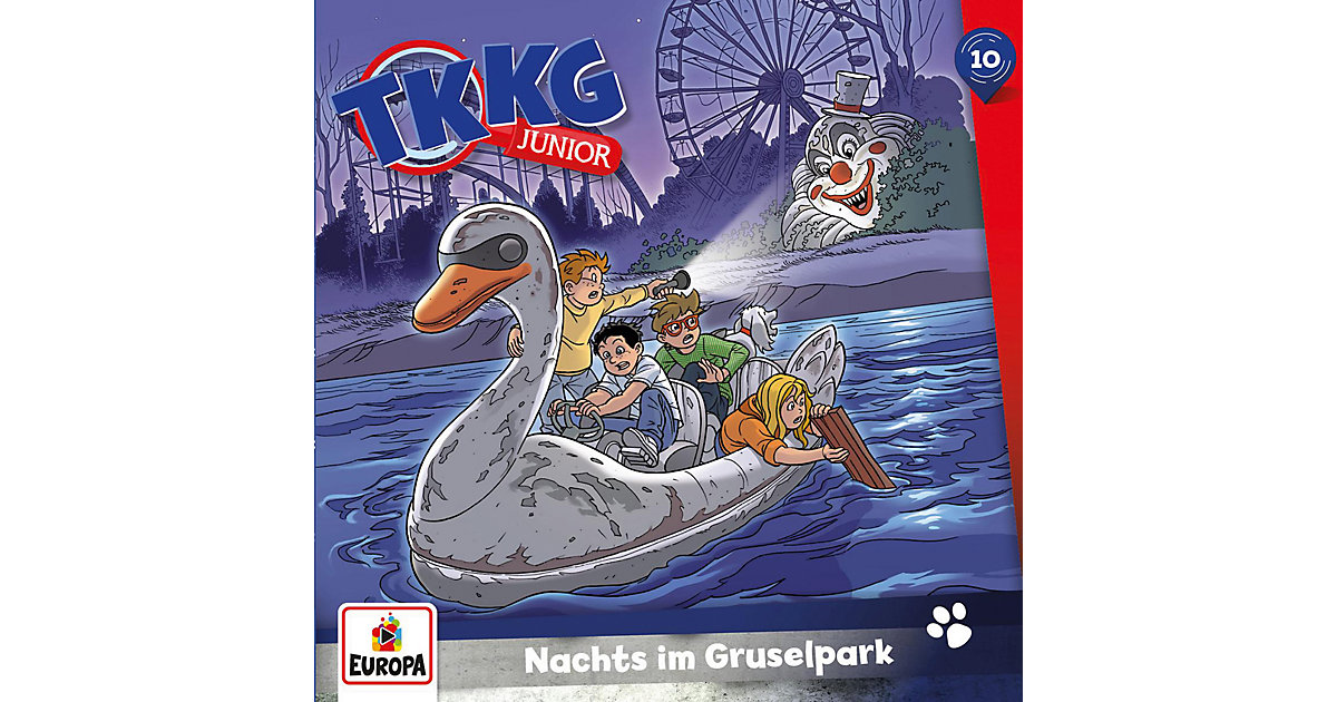 CD TKKG Junior 010 - Nachts im Gruselpark Hörbuch von Sony