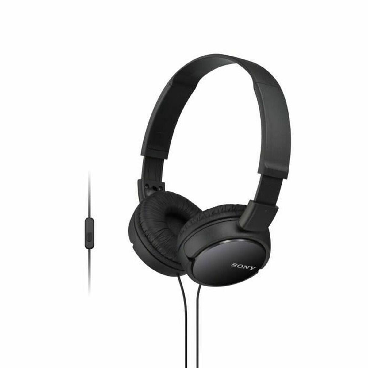 Kopfhörer mit Mikrofon Sony MDR-ZX110AP Schwarz Kopfhörer mit Mikrofon Sony MDR-ZX110AP Schwarz von Sony