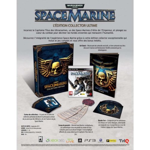 Warhammer 40000 Space Marine COLLECTOR EDITION : Playstation 3 , FR Warhammer 40000 Space Marine COLLECTOR EDITION : Playstation 3 , FR von Sony