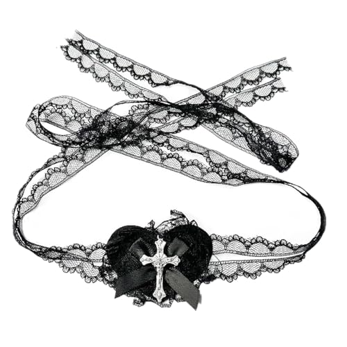 Soochat Gothic Augenklappe Maske Halloween Spitze Herz Augenklappe Single Retro Schwarz für Hallowmas Cosplay Maskerade Party Zubehör Soochat Gothic Augenklappe Maske Halloween Spitze Herz Augenklappe Single Retro Schwarz für Hallowmas Cosplay Maskerade Party Zubehör von Soochat