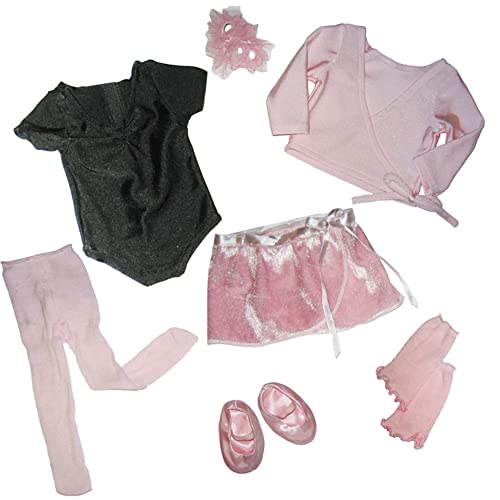 Sophias by Teamson Kids Complete Ballet -Lotard und Pullover für 18 "Puppen, Hellrosa von Sophia's