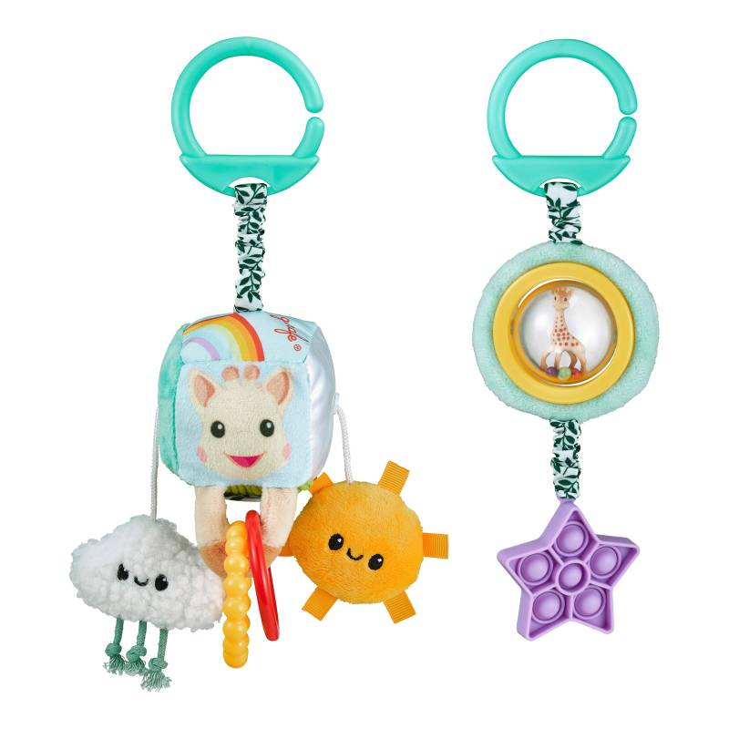 Sophie La Girafe 5 Sinne Hängespielzeug 2er Set Sophie La Girafe 5 Sinne Hängespielzeug 2er Set von Sophie la Girafe