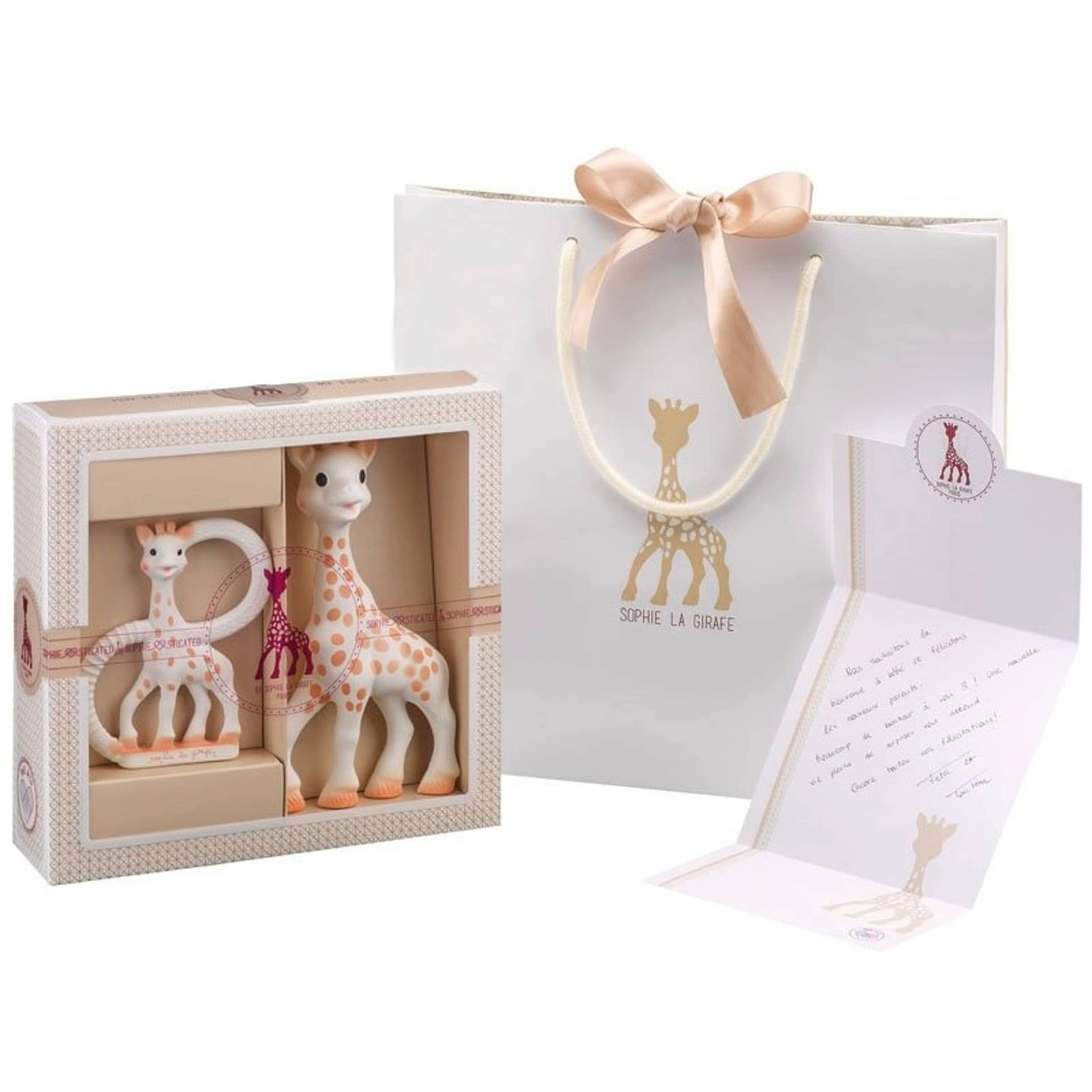Sophie La Girafe Geschenkset Sophie + Beißring aus Naturkautschuk Sophie La Girafe Geschenkset Sophie + Beißring aus Naturkautschuk von Sophie la Girafe