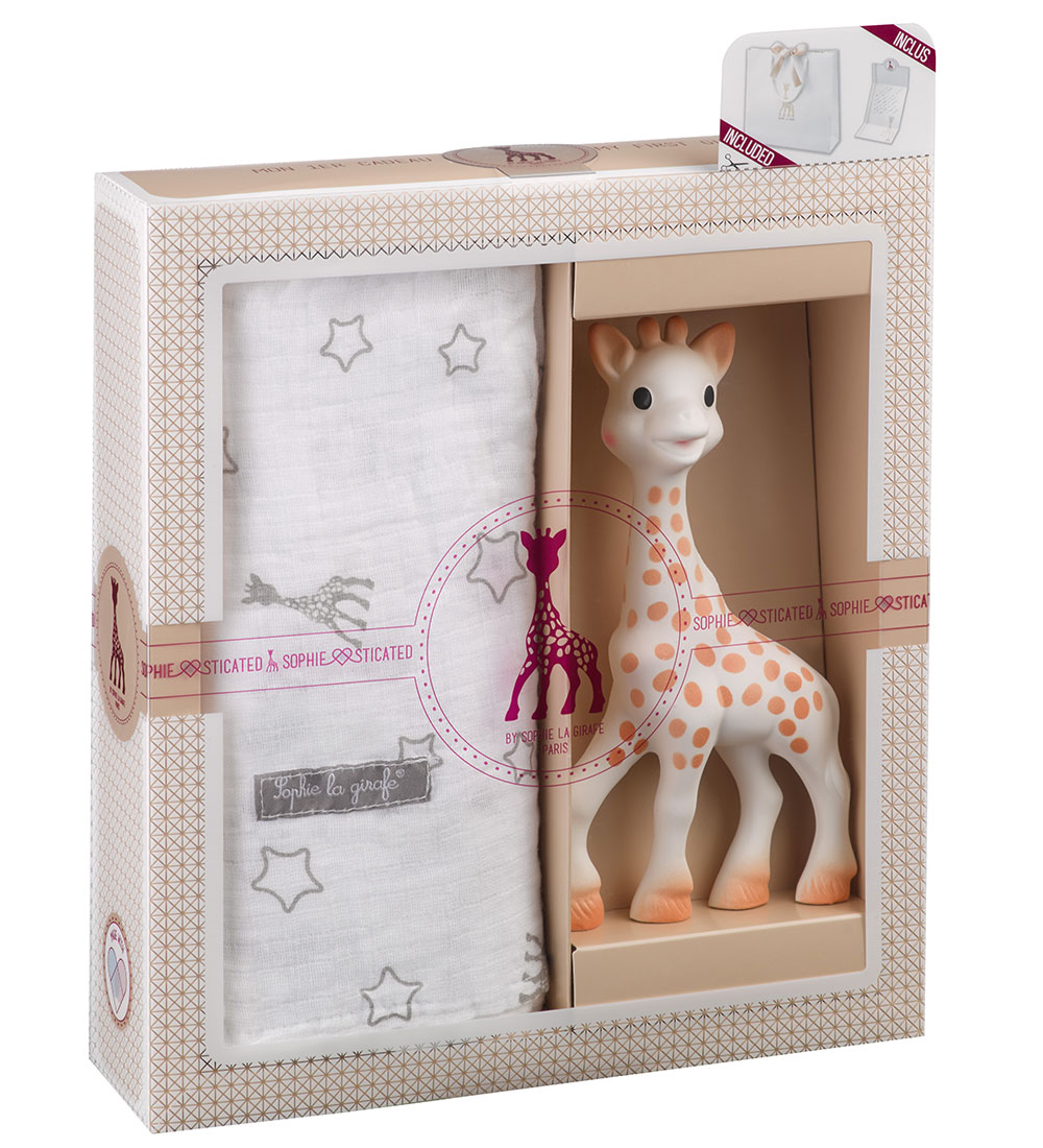 Sophie la Girafe Geschenkbox - Beißring/Spucktücher - Sophie la Girafe - One Size - Beißringe Sophie la Girafe Geschenkbox - Beißring/Spucktücher - Sophie la Girafe - One Size - Beißringe von Sophie la Girafe