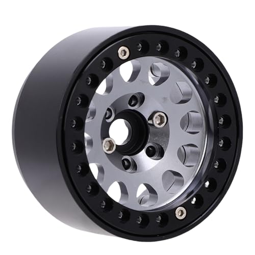 Sorandy 4pcs 1,9 Zoll RC Rad Hub RC Accessoires, Aluminium -Leichtmetallrad -Hub mit Hohem Festigkeit, Leichter Design Verbessert die Stabilität für Crawler -Auto (Ti-Farbe) von Sorandy