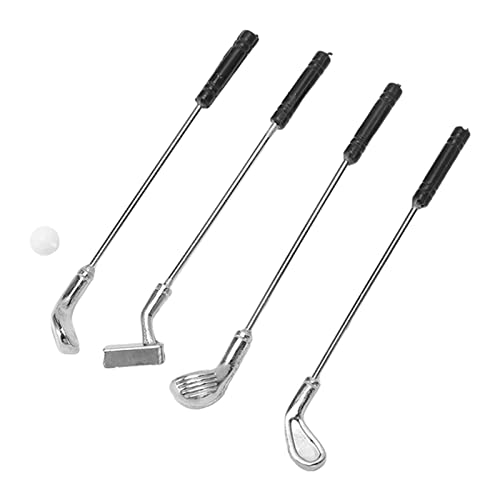 Sorandy 5pcs Mini Golf Clubs für Dollhouse Scale Plastic Alloy Dollhouse Golfing Club Set mit Guter Verarbeitung für DIY -Miniatur -Szenen Sorandy 5pcs Mini Golf Clubs für Dollhouse Scale Plastic Alloy Dollhouse Golfing Club Set mit Guter Verarbeitung für DIY -Miniatur -Szenen von Sorandy