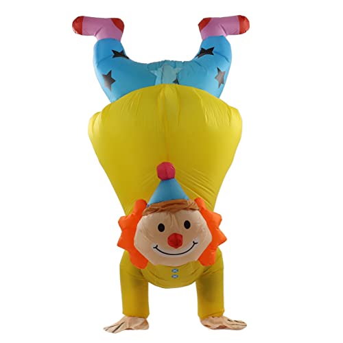 Sorandy Aufblasbares Lustiges Kostüm Handstand Clown Erwachsene Halloween Ostern Clown Party Kostüme Anzug für Weihnachtskostüm, Kleidung Maskerade, Cosplay Urlaubskostüme Sorandy Aufblasbares Lustiges Kostüm Handstand Clown Erwachsene Halloween Ostern Clown Party Kostüme Anzug für Weihnachtskostüm, Kleidung Maskerade, Cosplay Urlaubskostüme von Sorandy