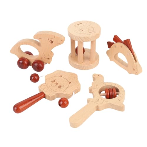 Sorandy Hölzerne Rasselspielzeug, Babyphoch -Rassel -Set Push Car, Safe Beechwood Säuglingsspielzeug mit Aufbewahrungsbeutel, Ideal für die Sensorische Entwicklung des Trainings für die Sensorische Sorandy Hölzerne Rasselspielzeug, Babyphoch -Rassel -Set Push Car, Safe Beechwood Säuglingsspielzeug mit Aufbewahrungsbeutel, Ideal für die Sensorische Entwicklung des Trainings für die Sensorische von Sorandy