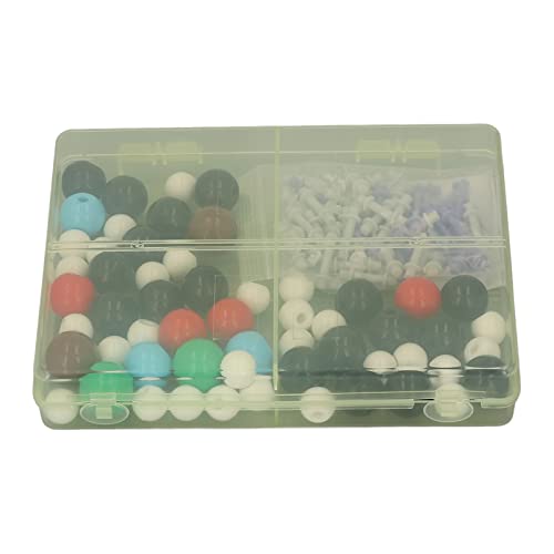 Sorandy Molekularmodell -Kit, Organische Molekularchemie -Set Farbenfrohe PP Kugeln H C o N Cl Br Molekularstrukturmodell für Schüler und Lehrer Sorandy Molekularmodell -Kit, Organische Molekularchemie -Set Farbenfrohe PP Kugeln H C o N Cl Br Molekularstrukturmodell für Schüler und Lehrer von Sorandy