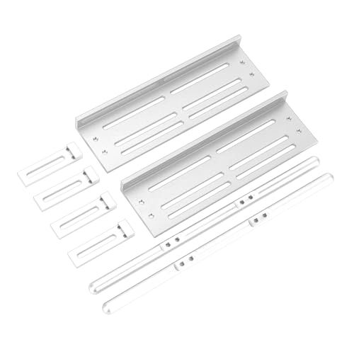 Sorandy RC Car Side Board Aluminiumlegierungspedale für SCX10 1/8 1/10 RC -Crawler mit Einstellbarem Konstruktionsaufprall und Verbesserter Haltbarkeit (Silver) von Sorandy