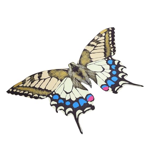Sorandy Wings Kostüm, Dekorative Dress up Stütze mit Stirnband, Glatter Berührung, Anti Verblassungsdruck und Auffälliger Fang, Schmetterlingskostüm für Urlaubsfeierlichkeiten (YELLOW) von Sorandy