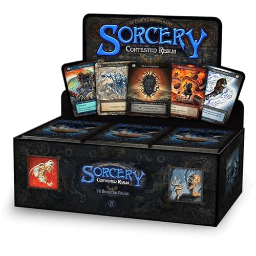 Sorcery TCG: Contested Realm BETA Edition - 36 Booster Packs (15 Karten pro Booster, 10 gewöhnlich, 3 außergewöhnlich, 1 Elite oder einzigartig) Sorcery TCG: Contested Realm BETA Edition - 36 Booster Packs (15 Karten pro Booster, 10 gewöhnlich, 3 außergewöhnlich, 1 Elite oder einzigartig) von Sorcery