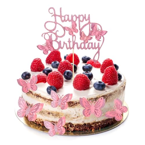 13 Stück Tortendeko Schmetterling Glitter Happy Birthday Tortendeko Süße Cake Topper 3D Schmetterling Deko Geburtstag für Geburtstagsparty Valentinstag Hochzeit Jahrestag Themenparty 13 Stück Tortendeko Schmetterling Glitter Happy Birthday Tortendeko Süße Cake Topper 3D Schmetterling Deko Geburtstag für Geburtstagsparty Valentinstag Hochzeit Jahrestag Themenparty von Sorcristy