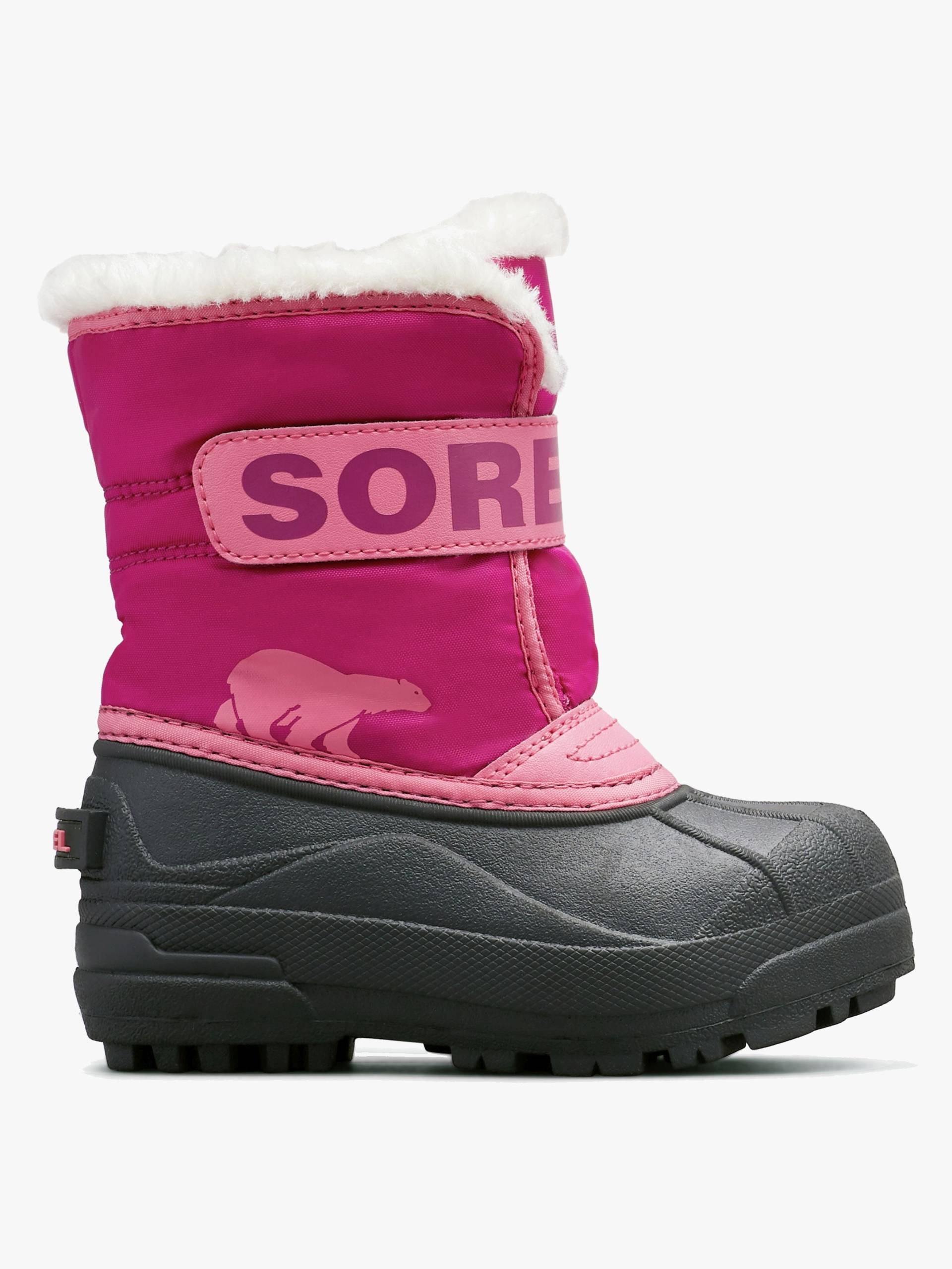 Sorel Children's Snow Commander Winterstiefel, Tropic Pink/Deep Blush, 30 Sorel Children's Snow Commander Winterstiefel, Tropic Pink/Deep Blush, 30 von Sorel