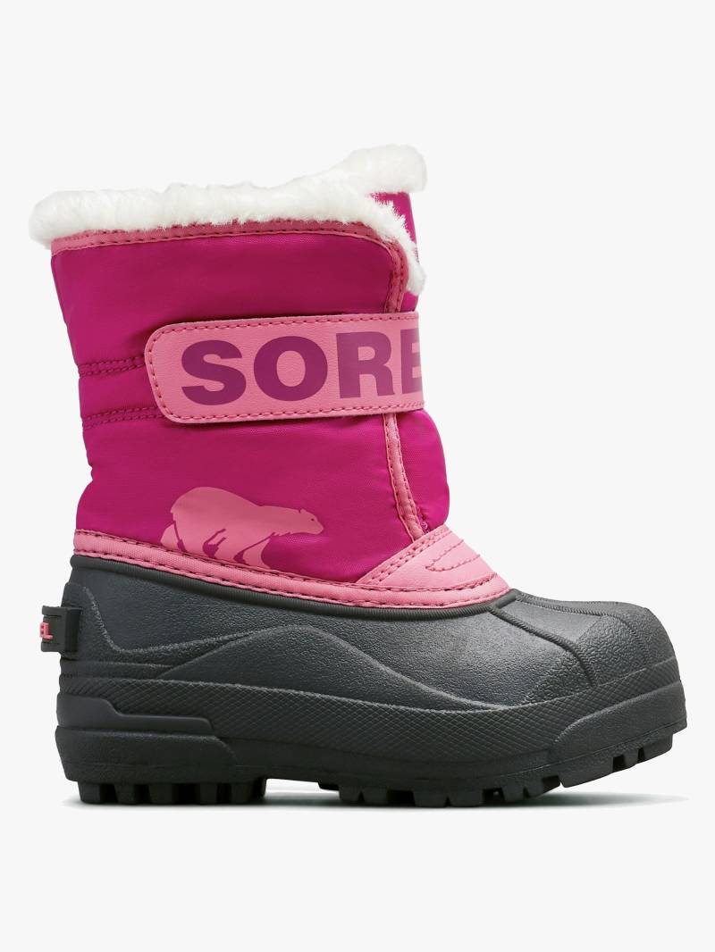 Sorel Children's Snow Commander Winterstiefel, Tropic Pink/Deep Blush, 30 Sorel Children's Snow Commander Winterstiefel, Tropic Pink/Deep Blush, 30 von Sorel