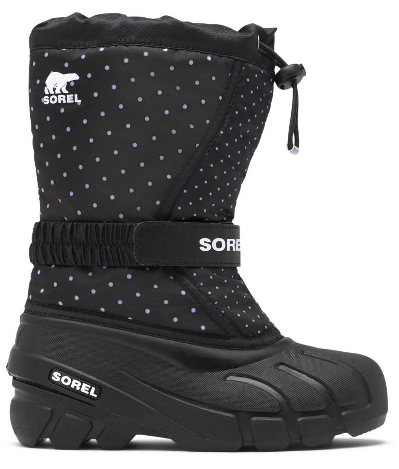 Sorel Childrens Flurry Print Winterstiefel, Black, 25 von Sorel