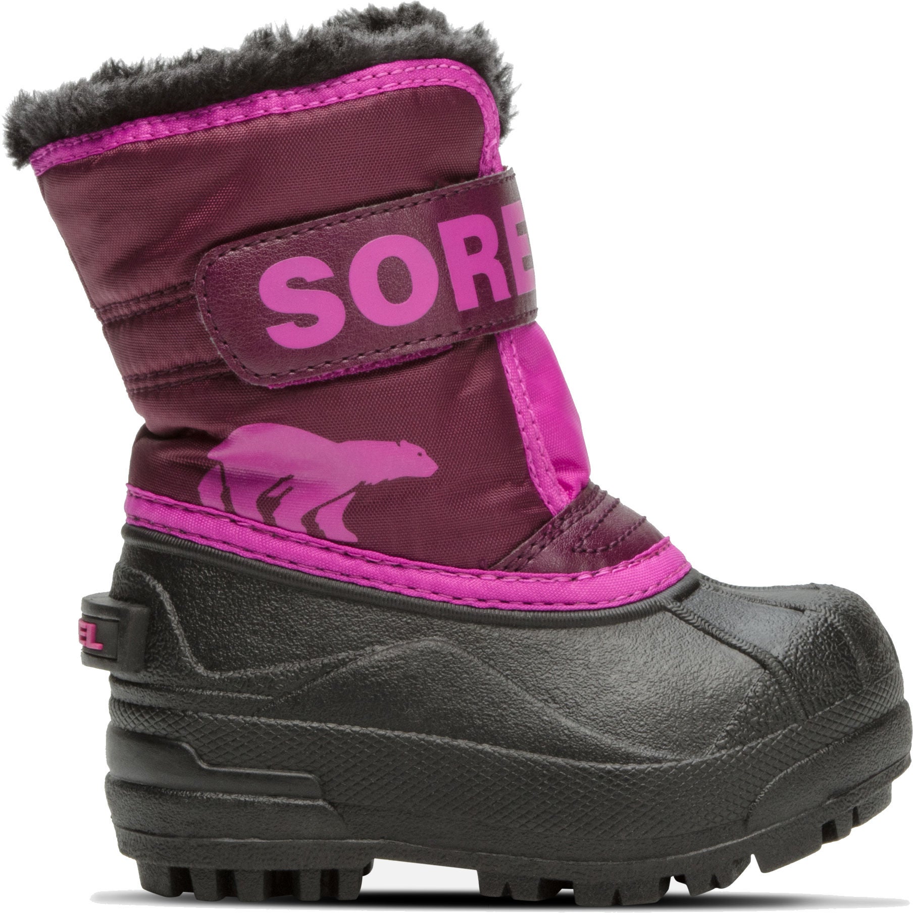 Sorel Toddler Snow Commander Vinterkängor, Purple Dahlia/Groovy Pink, 21 von Sorel