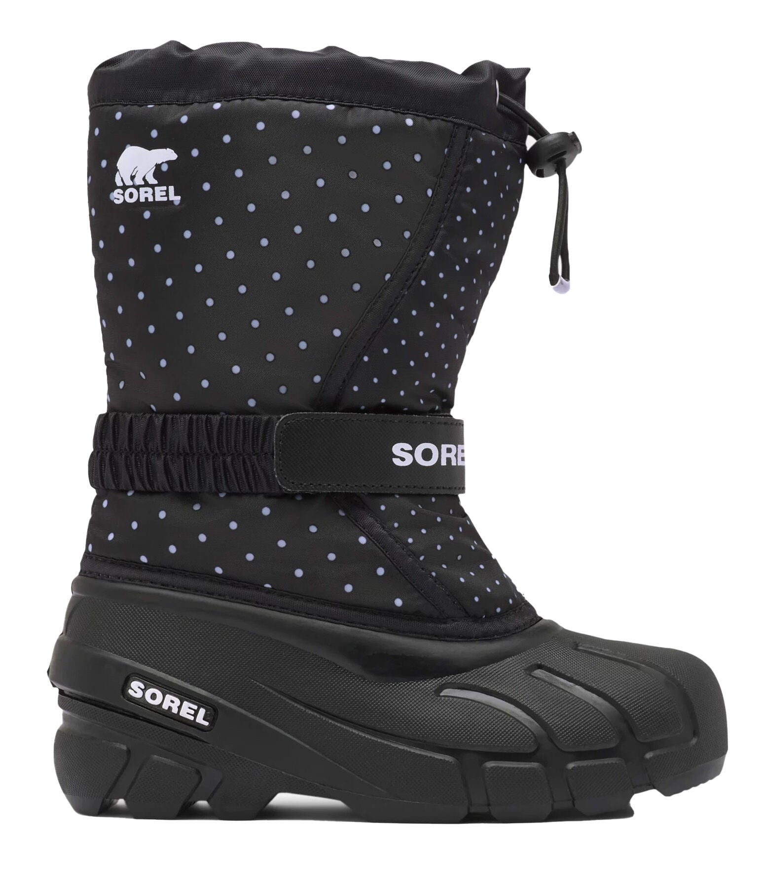 Sorel Youth Flurry Print Winterstiefel, Black, 33 von Sorel