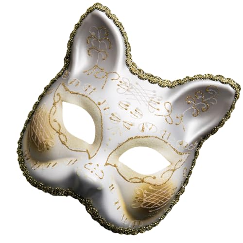 Sorrowso Maskerade Für Mädchen Halbes Gesicht Cosplay Halloween Party Karneval Halbes Gesicht Cosplay Halloween Party Für Cosplay von Sorrowso