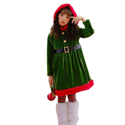 Sorrowso Weihnachtsmann Grünes Samtkleid Für Kinder Mädchen Weihnachtsmann Kostüm Weihnachtsmann Kostüme Anzieh Requisiten Geschenke Kinder Weihnachtsmann Kostüm von Sorrowso