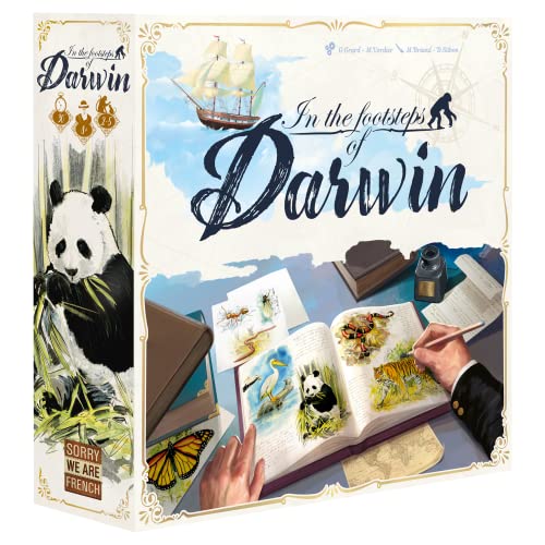 In the Footsteps of Darwin – Fliesenlegung im Euro-Stil Brettspiel In the Footsteps of Darwin – Fliesenlegung im Euro-Stil Brettspiel von Sorry We Are French