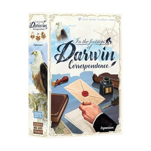 in The Footsteps of Darwin: Correspondence Expansion to Mensa Select Winner, ab 8 Jahren, 2 bis 5 Spieler, 30 Minuten in The Footsteps of Darwin: Correspondence Expansion to Mensa Select Winner, ab 8 Jahren, 2 bis 5 Spieler, 30 Minuten von Sorry We Are French