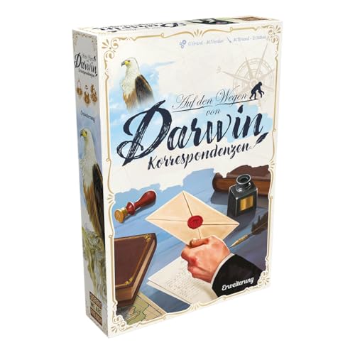 Sorry we are French, Auf den Wegen von Darwin – Korrespondenzen, Erweiterung, Familienspiel, 2-5 Spieler, ab 8+ Jahren, 30 Minuten, Deutsch Sorry we are French, Auf den Wegen von Darwin – Korrespondenzen, Erweiterung, Familienspiel, 2-5 Spieler, ab 8+ Jahren, 30 Minuten, Deutsch von Sorry we are French
