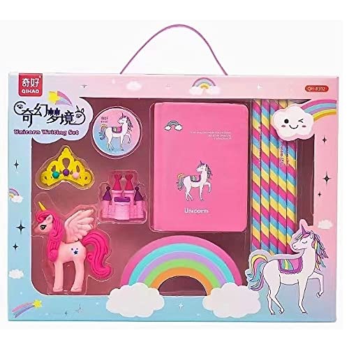 Einhorn Schreibwaren-Set im Koffer 11-teilig Einhorn Schreibwaren-Set im Koffer 11-teilig von Sort Im`port