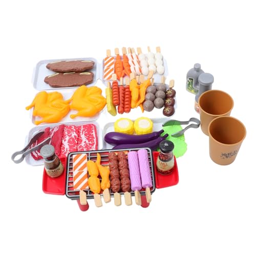 1 Satz BBQ Grill Spielset für Teiliges Küchen mit Lebensmittelsimulation Fördert Kognitive Fähigkeiten und Hand Augen Koordination Sicher aus Material 1 Satz BBQ Grill Spielset für Teiliges Küchen mit Lebensmittelsimulation Fördert Kognitive Fähigkeiten und Hand Augen Koordination Sicher aus Material von Sosoport