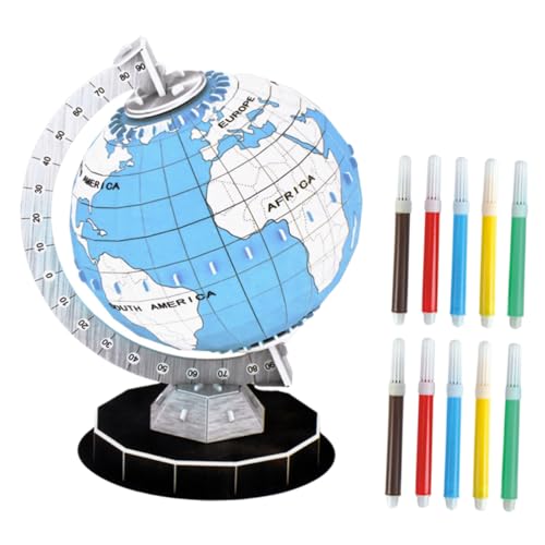 1 Satz DIY Modell Lernspielzeug für Puzzle mit Malutensilien für Schulprojekte und Dekoration 1 Satz DIY Modell Lernspielzeug für Puzzle mit Malutensilien für Schulprojekte und Dekoration von Sosoport