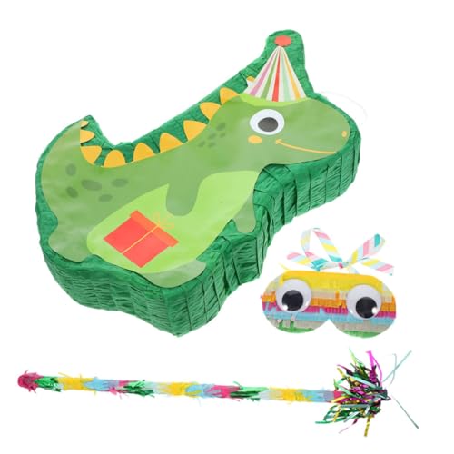 1 Satz Dinosaurier Piñata Augenbinde Lustige Deko für Geburtstagsfeiern Feiertage und Kinderveranstaltungen Teiliges für Unvergessliche 1 Satz Dinosaurier Piñata Augenbinde Lustige Deko für Geburtstagsfeiern Feiertage und Kinderveranstaltungen Teiliges für Unvergessliche von Sosoport