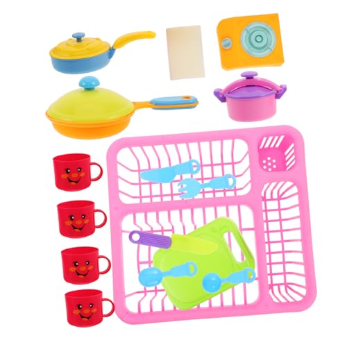 1 Satz Küchenspielzeug für Küchenutensilien für küche spielset täuschen Kochen vor für Küchengeräte Spielzubehör für die Kinderküche Plastik 1 Satz Küchenspielzeug für Küchenutensilien für küche spielset täuschen Kochen vor für Küchengeräte Spielzubehör für die Kinderküche Plastik von Sosoport