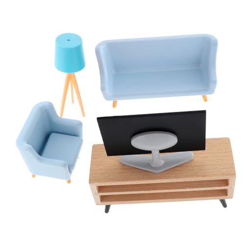 1 Satz Möbel für Puppenhaus Teiliges mit Tv Sofa und Lampe für Wohnzimmer Dekoration Klassischer Stil Einfach zu Verwenden Lagern 1 Satz Möbel für Puppenhaus Teiliges mit Tv Sofa und Lampe für Wohnzimmer Dekoration Klassischer Stil Einfach zu Verwenden Lagern von Sosoport