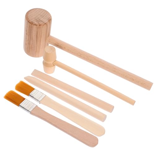1 Satz Teiliges Ausgrabungsset mit Holzhammer Meißel und Pinsel Archäologische für Kleine für Geburtstags 1 Satz Teiliges Ausgrabungsset mit Holzhammer Meißel und Pinsel Archäologische für Kleine für Geburtstags von Sosoport
