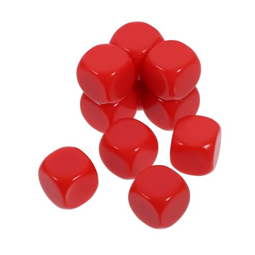 10 Stück Leere aus Acryl DIY Dice für Bastelprojekte Blank Dice für Partys für Kreative Spiele und Unterricht von Sosoport