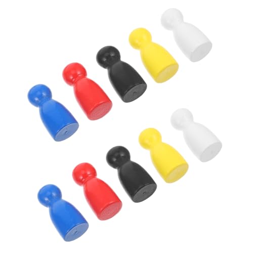 100 Stück Holz Schachfiguren Mehrfarbige Spielfiguren für Brettspiele Langlebig und Wiederverwendbar Ersatzteile für Schachspiele und Spielzubehör 100 Stück Holz Schachfiguren Mehrfarbige Spielfiguren für Brettspiele Langlebig und Wiederverwendbar Ersatzteile für Schachspiele und Spielzubehör von Sosoport