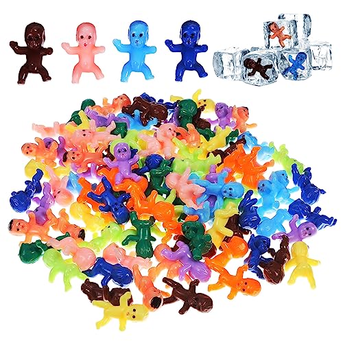 100 Stück Mini Figuren Kunststoff Puppen für Partyspiele und Dekorationen für Babypartys Tortenaufsätze und Spaßspiele 100 Stück Mini Figuren Kunststoff Puppen für Partyspiele und Dekorationen für Babypartys Tortenaufsätze und Spaßspiele von Sosoport