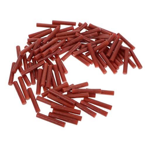 100 Stück Stockmodell Mini -Harz -Lagerfeuer Tanne der Stock Holz Kinderstab Simulationsstock (100pcs) Holzkinderbildungsstock Mini Bonfire Holzkinder -Militärstab pp Hellbraun von Sosoport