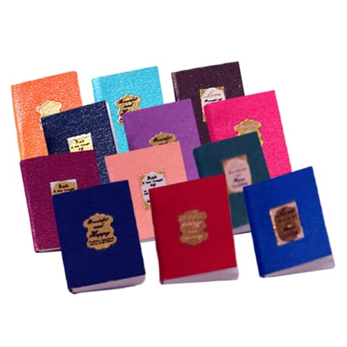 12 Stück Mini -buchmodell Mini-bücher-Ornamente Mini -bücher Miniaturen Dollhouse Bücher Kleines Buchmodell Minibücher Für Puppenhaus Mini-buchverzierungen Beschichtetes Papier 12 Stück Mini -buchmodell Mini-bücher-Ornamente Mini -bücher Miniaturen Dollhouse Bücher Kleines Buchmodell Minibücher Für Puppenhaus Mini-buchverzierungen Beschichtetes Papier von Sosoport