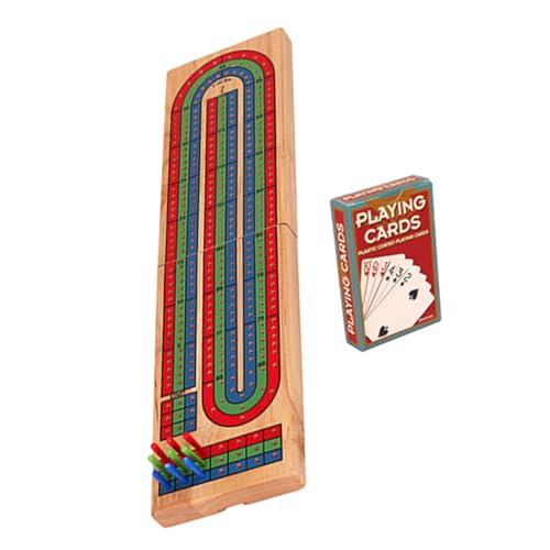 1Satz Cribbage Brettspiel aus Massivem Holz Klassisches Tischspiel für Partys Tragbares Reise Brettspiel mit Einfachem Punktesystem für Freunde und Familie 1Satz Cribbage Brettspiel aus Massivem Holz Klassisches Tischspiel für Partys Tragbares Reise Brettspiel mit Einfachem Punktesystem für Freunde und Familie von Sosoport