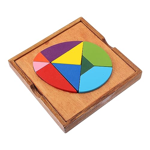 1Satz Ei Förmiges Tangram Puzzle Kreatives Lernspielzeug Formen Farben und Hand Auge Koordination von Sosoport