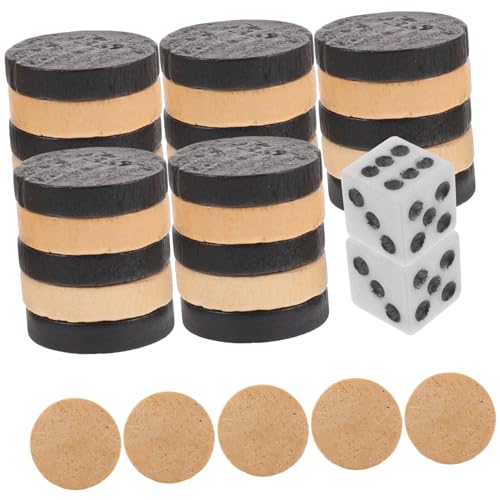1Satz Holz und Schachstücke Robuste Brettspiel Zubehör für Checkers und für Spieleliebhaber Langlebig und Sicher 1Satz Holz und Schachstücke Robuste Brettspiel Zubehör für Checkers und für Spieleliebhaber Langlebig und Sicher von Sosoport