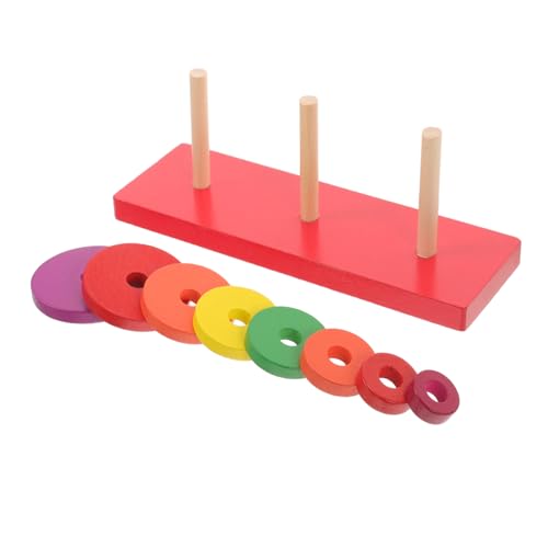 1Satz Holzpuzzle Stapelturm Ringstapel Entwicklungsspielzeug für Pädagogisches Lernspiel für Jungen Kreativität 1Satz Holzpuzzle Stapelturm Ringstapel Entwicklungsspielzeug für Pädagogisches Lernspiel für Jungen Kreativität von Sosoport