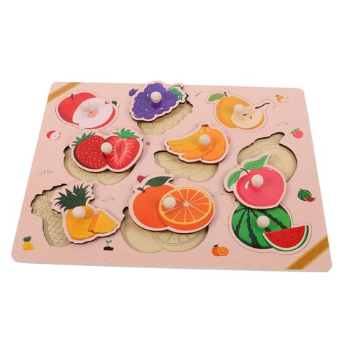 1Satz Holzpuzzle für Fruchtmotiv für Kleinkinder im Alter von Jahren Fördert Praktische Fähigkeiten und Logisches für Vorschule 1Satz Holzpuzzle für Fruchtmotiv für Kleinkinder im Alter von Jahren Fördert Praktische Fähigkeiten und Logisches für Vorschule von Sosoport