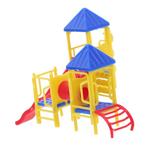 1Satz Spielplatzmodell für Puppenhäuser aus Langlebigem Einschließlich und Sandplatz Kreative DIY Dekorationen Bunten Farben von Sosoport