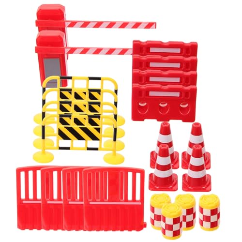 1Satz Teiliges Verkehrszeichen Spielset für Realistische Straßenschilder und Barrieren Lernspielzeug für Kreatives und Verkehrserziehung für Mottopartys 1Satz Teiliges Verkehrszeichen Spielset für Realistische Straßenschilder und Barrieren Lernspielzeug für Kreatives und Verkehrserziehung für Mottopartys von Sosoport